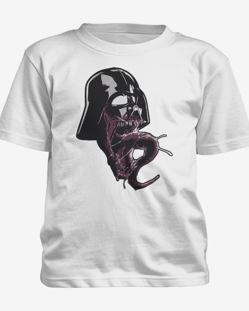 Polera de niño Blanco de Darth Venom