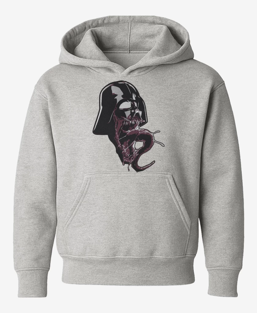 Poleron de niño Gris Melange de Darth Venom