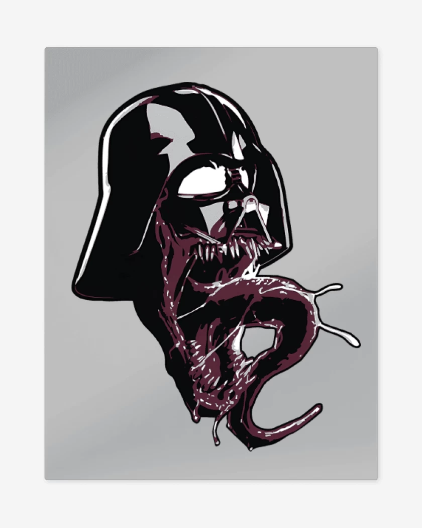 Print metalico Gris Melange de Darth Venom