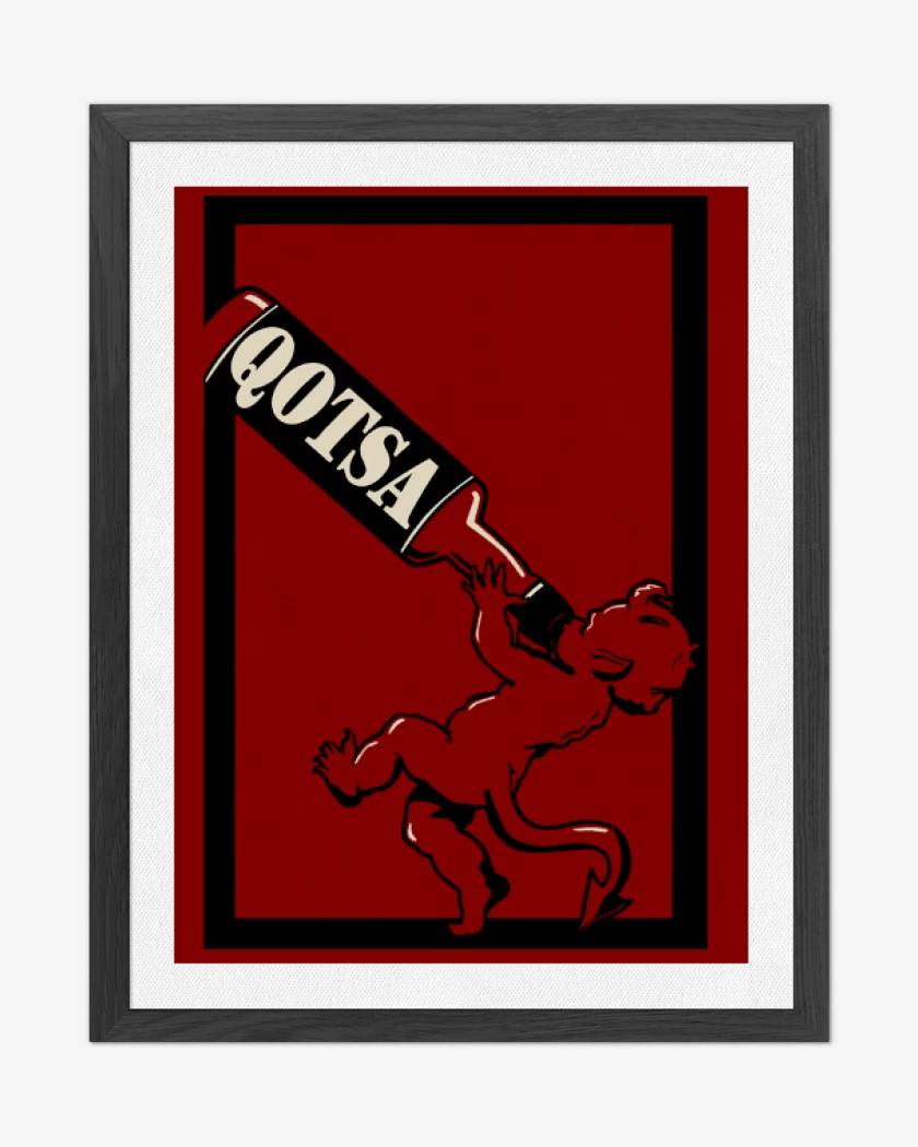 Cuadro decorativo Rojo de QOTSA