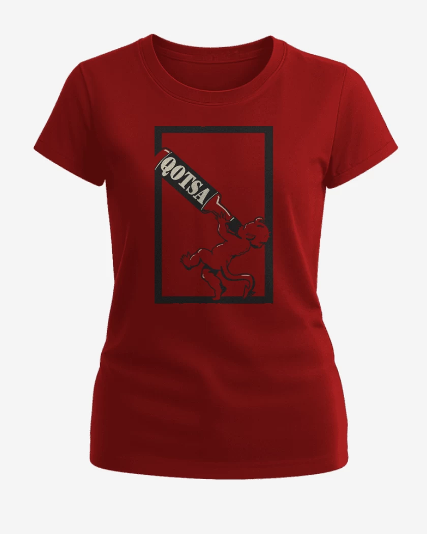 Polera de Mujer Rojo de QOTSA