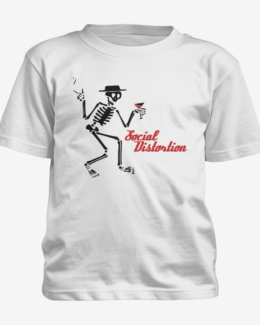 Polera de niño Blanco de Social Distortion