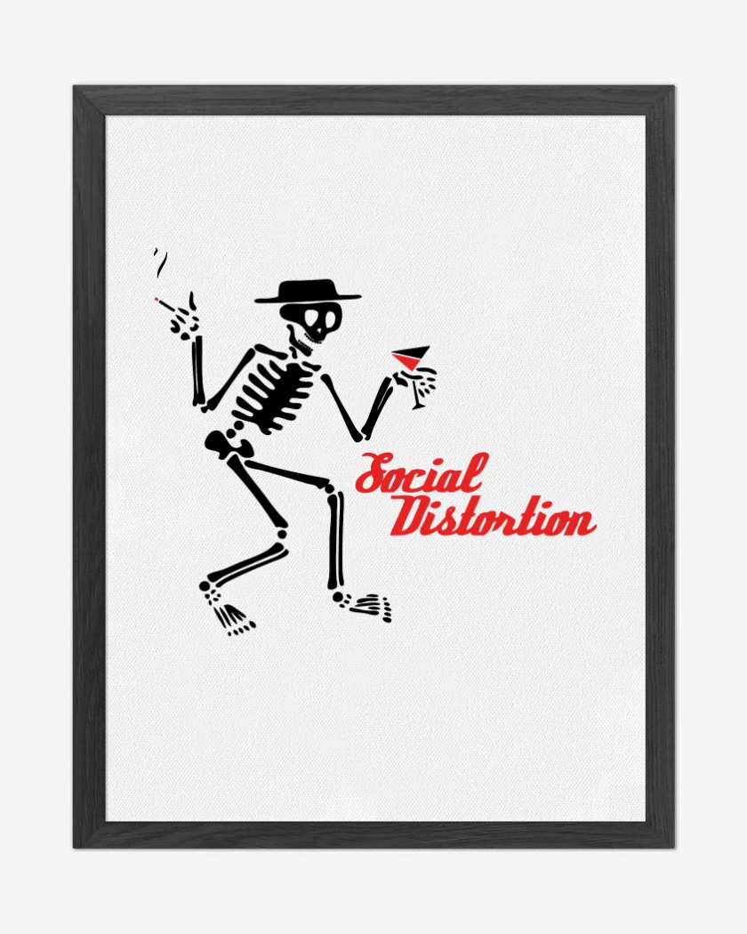 Cuadro decorativo Blanco de Social Distortion