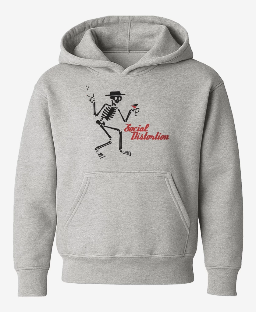 Poleron de niño Gris Melange de Social Distortion
