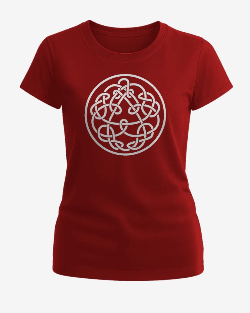 Polera de Mujer Rojo de King Crimson Discipline 