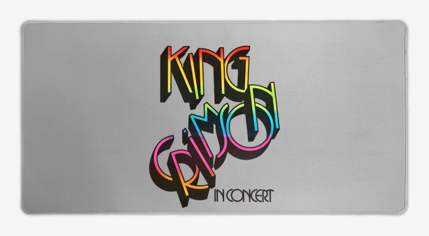 Mouse pad Gamer Gris Melange de King Crimson In Concert