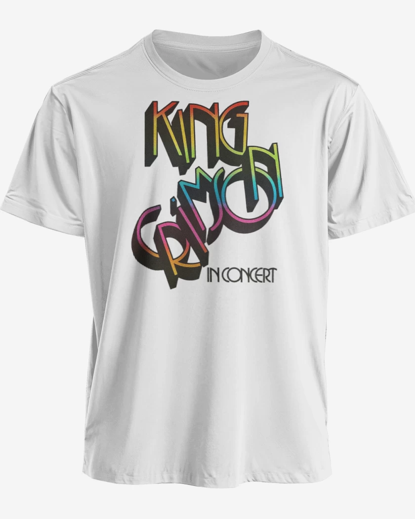 Polera premium Blanco de King Crimson In Concert