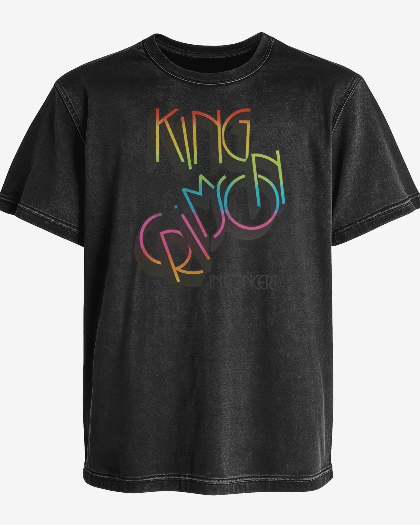 Polera desgastada King Crimson In Concert