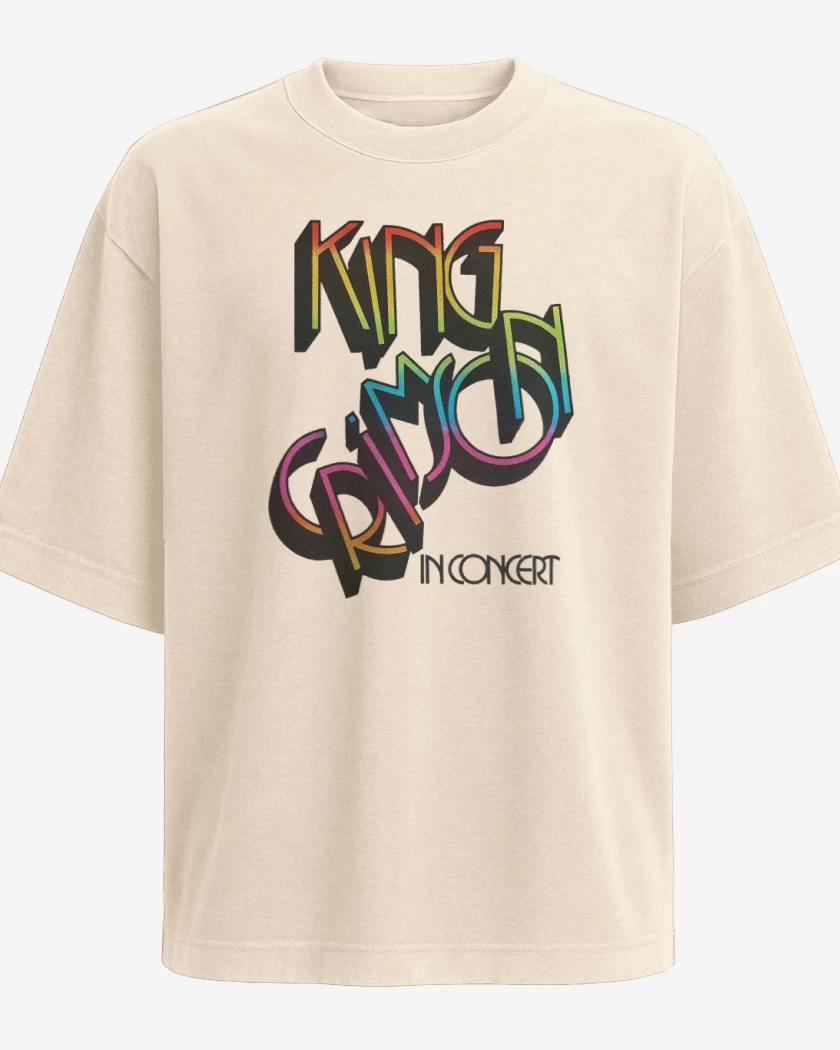 Polera Oversize King Crimson In Concert