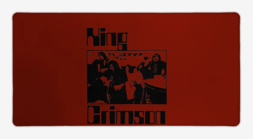 Mouse pad Gamer Rojo de King Crimson Band