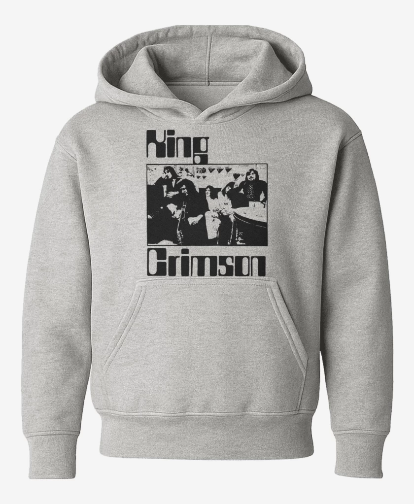 Poleron de niño Gris Melange de King Crimson Band