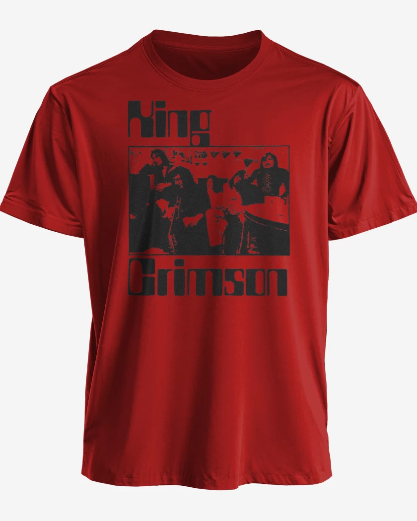 Polera premium Rojo de King Crimson Band