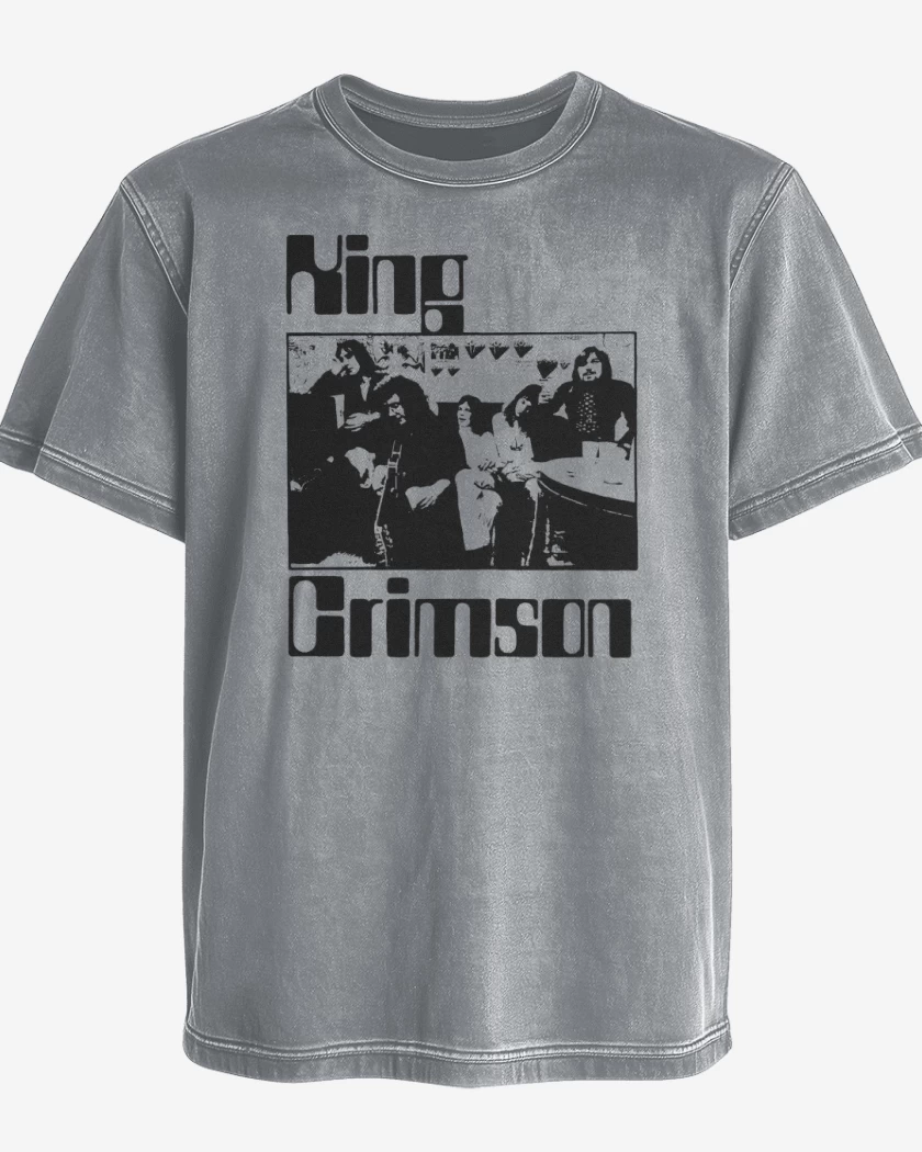 Polera desgastada King Crimson Band