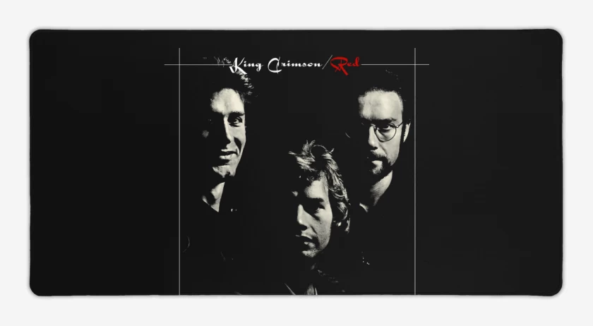 Mouse pad Gamer Negro de King Crimson Red