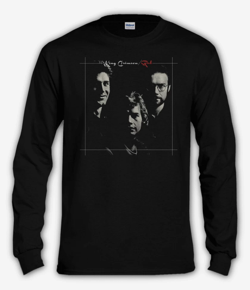 Polera manga larga Negro de King Crimson Red