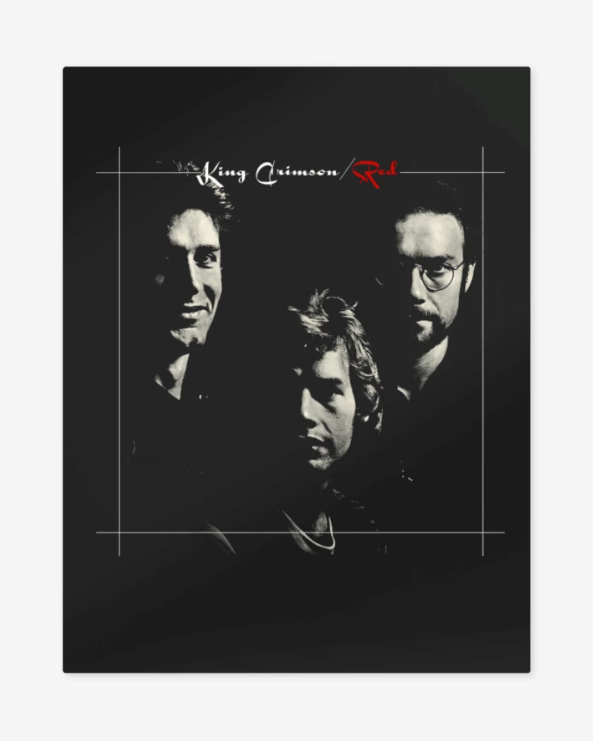 Print metalico Negro de King Crimson Red