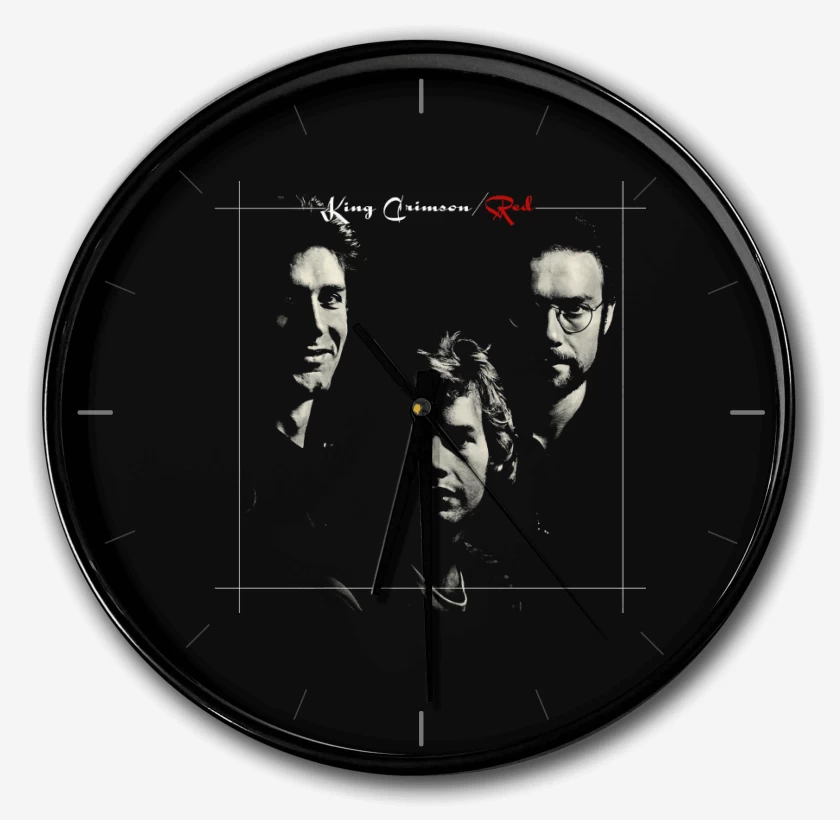Reloj Negro de King Crimson Red