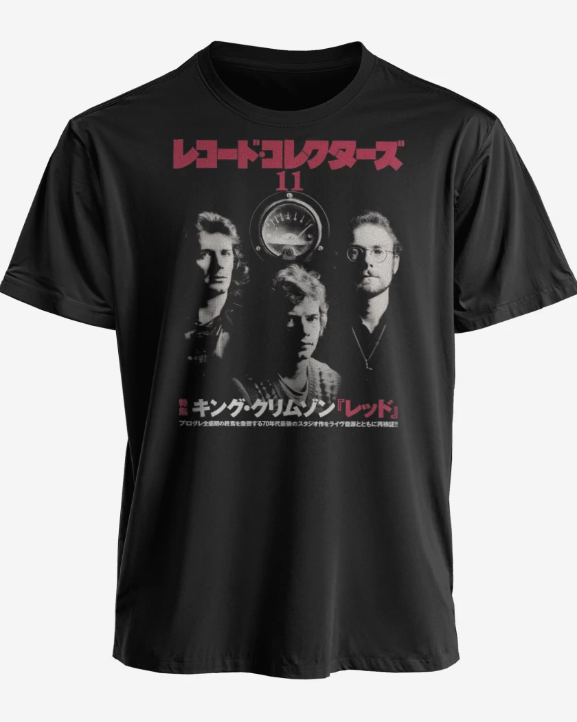 Polera premium Negro de King Crimson Jap