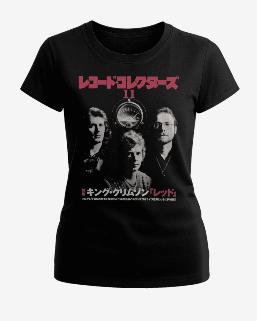 Polera de Mujer Negro de King Crimson Jap