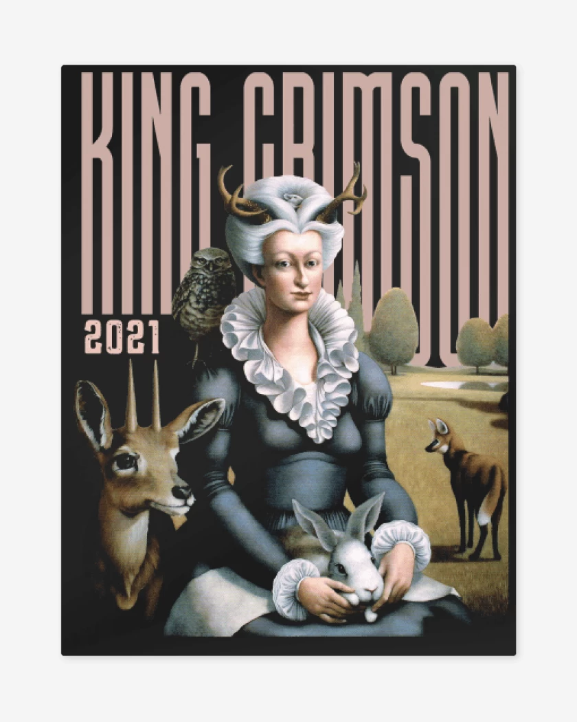 Print metalico King Crimson Music is Our Friend