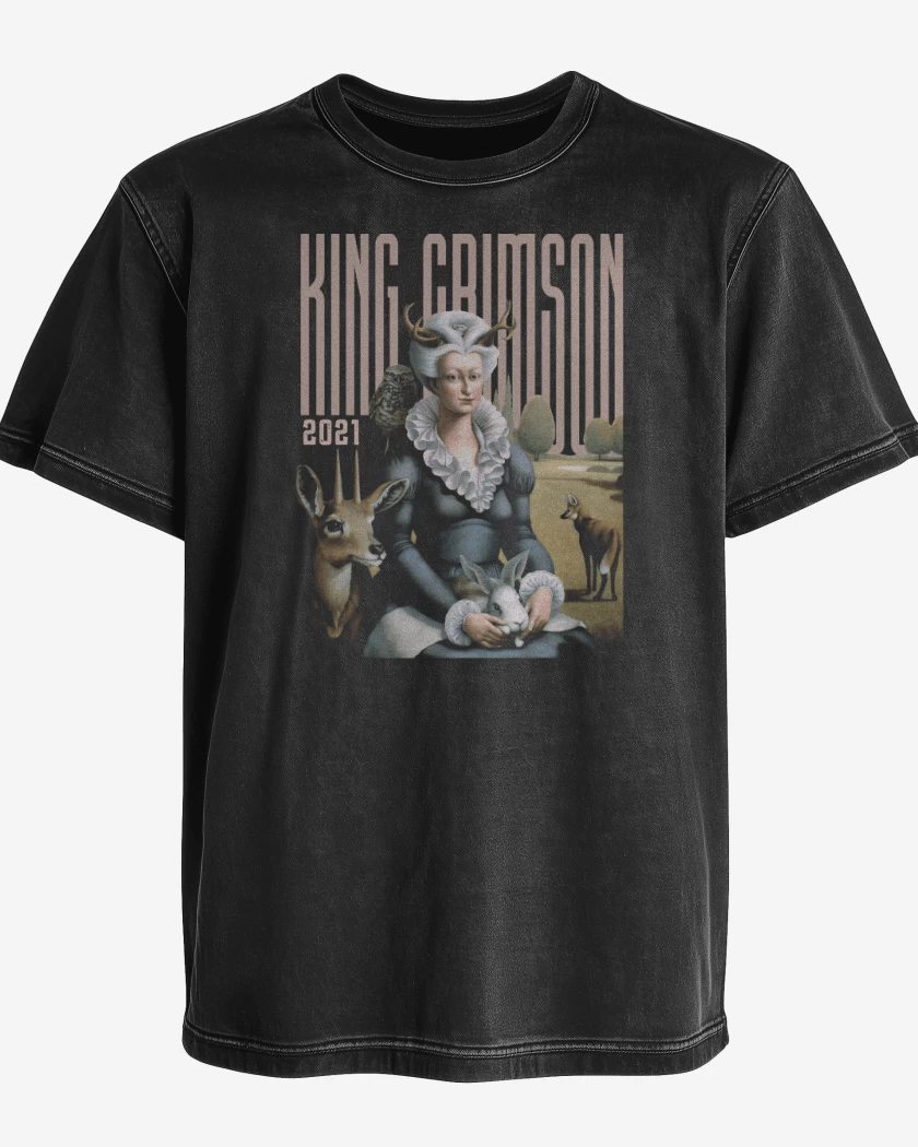 Polera desgastada King Crimson Music is Our Friend