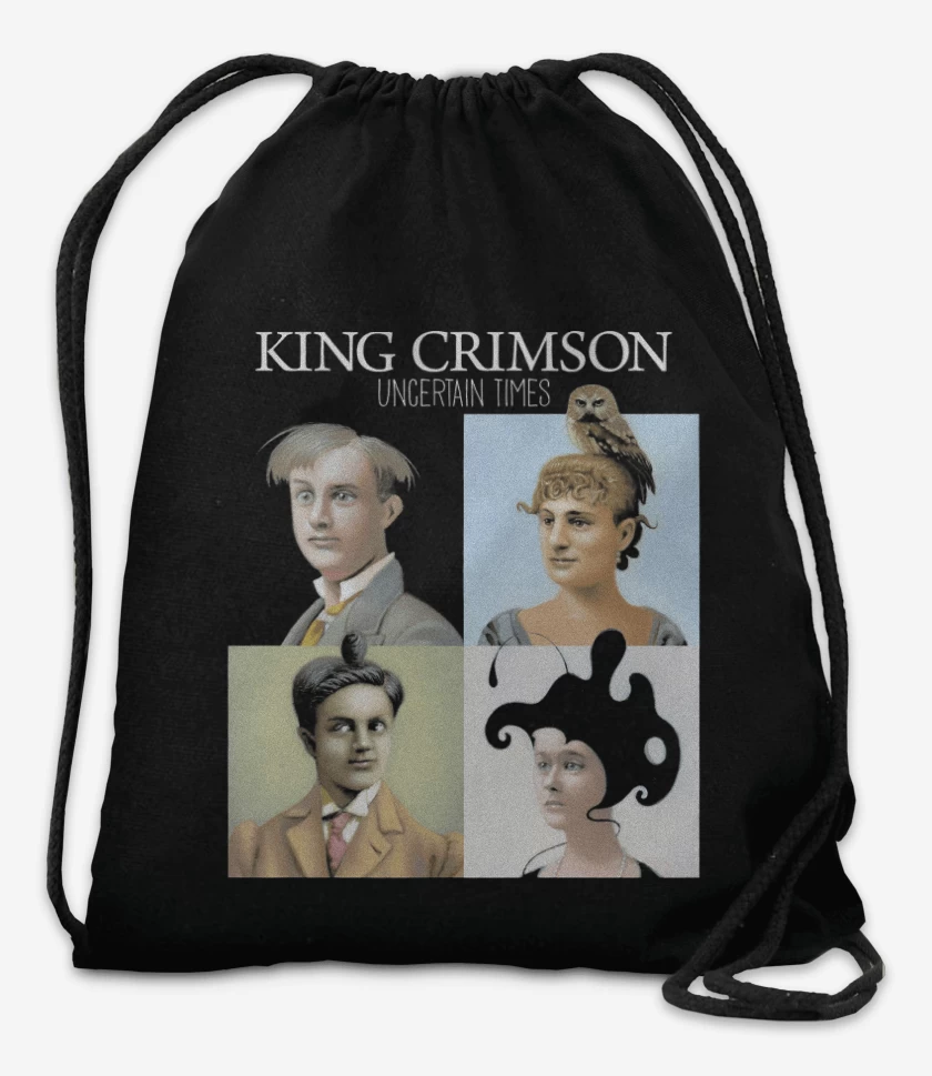 Mochila Negro de King Crimson Uncertain Times