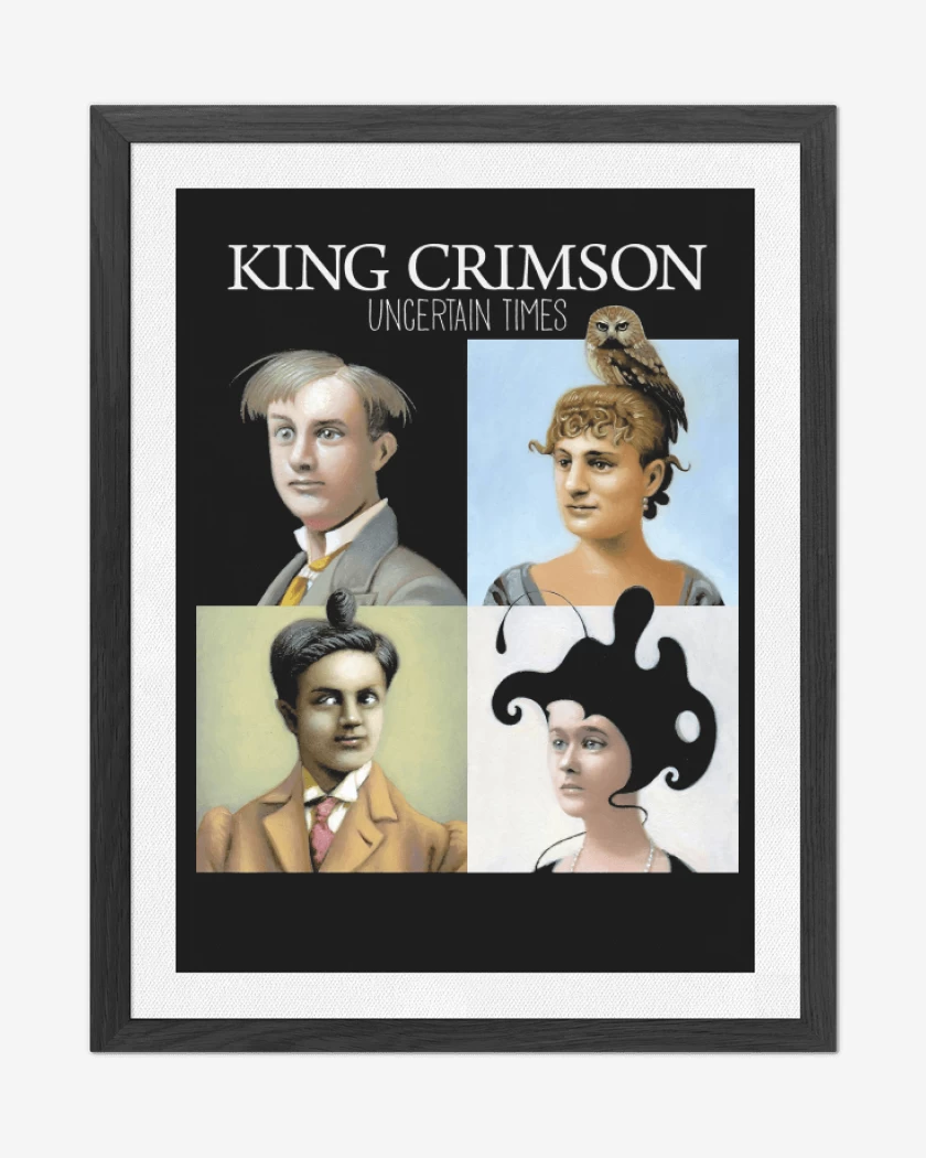 Cuadro decorativo Negro de King Crimson Uncertain Times