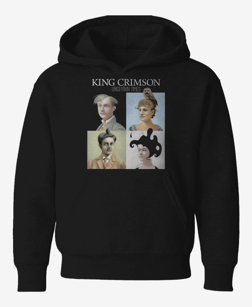 Poleron de niño Negro de King Crimson Uncertain Times
