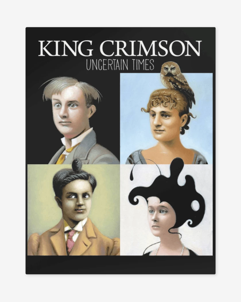 Print metalico King Crimson Uncertain Times