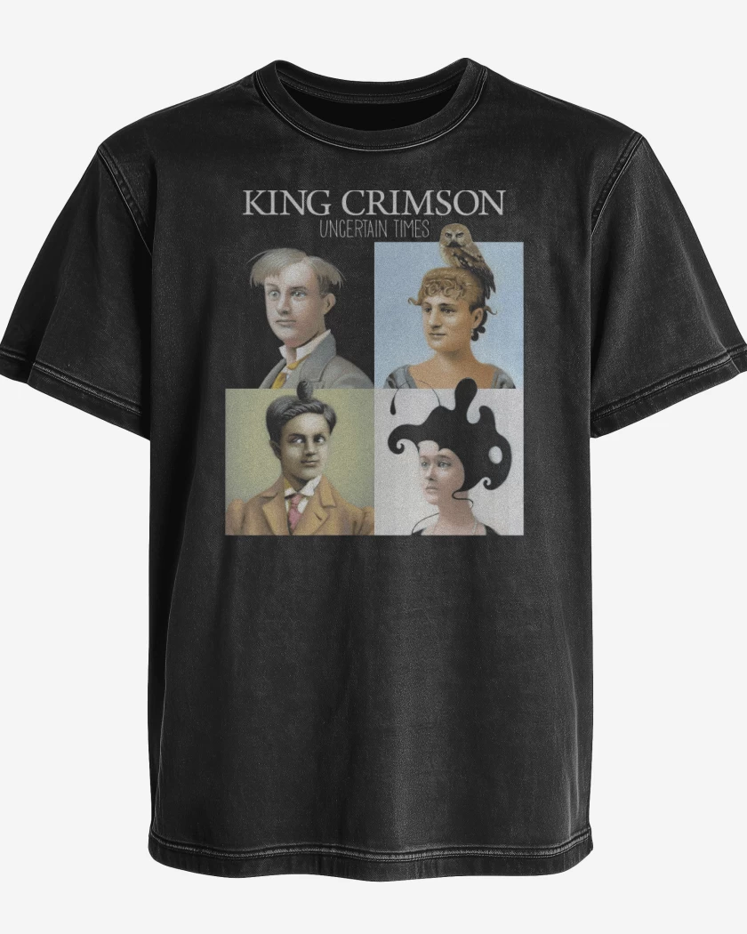 Polera desgastada King Crimson Uncertain Times