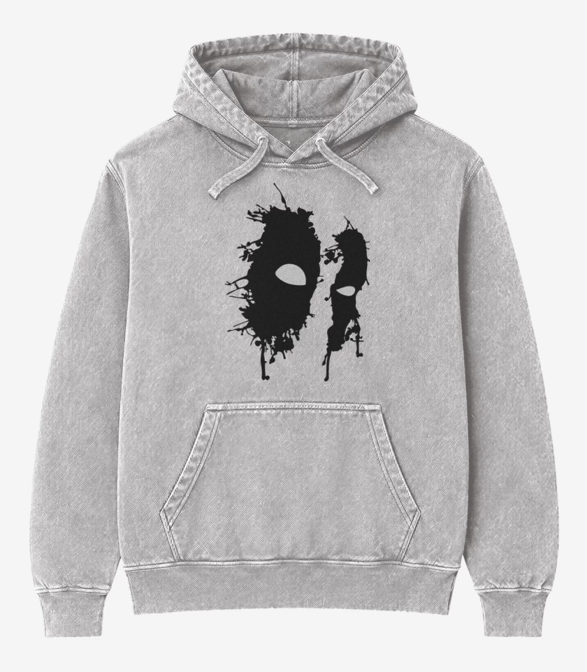 Poleron Canguro Acid Wash Pozo de la muerte 7