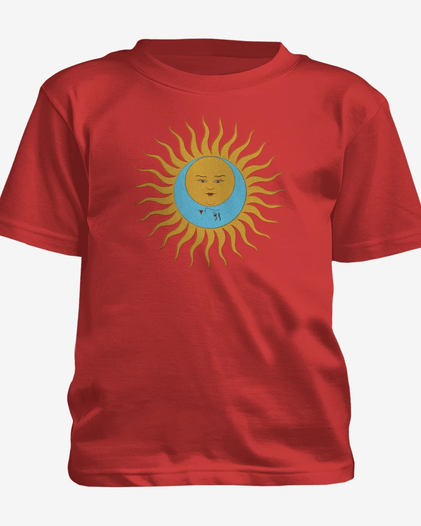 Polera de niño Rojo de King Crimson Sol
