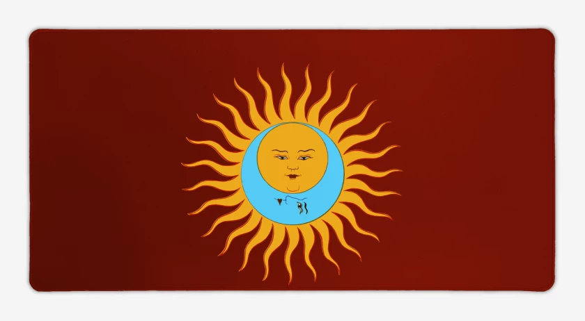 Mouse pad Gamer Rojo de King Crimson Sol