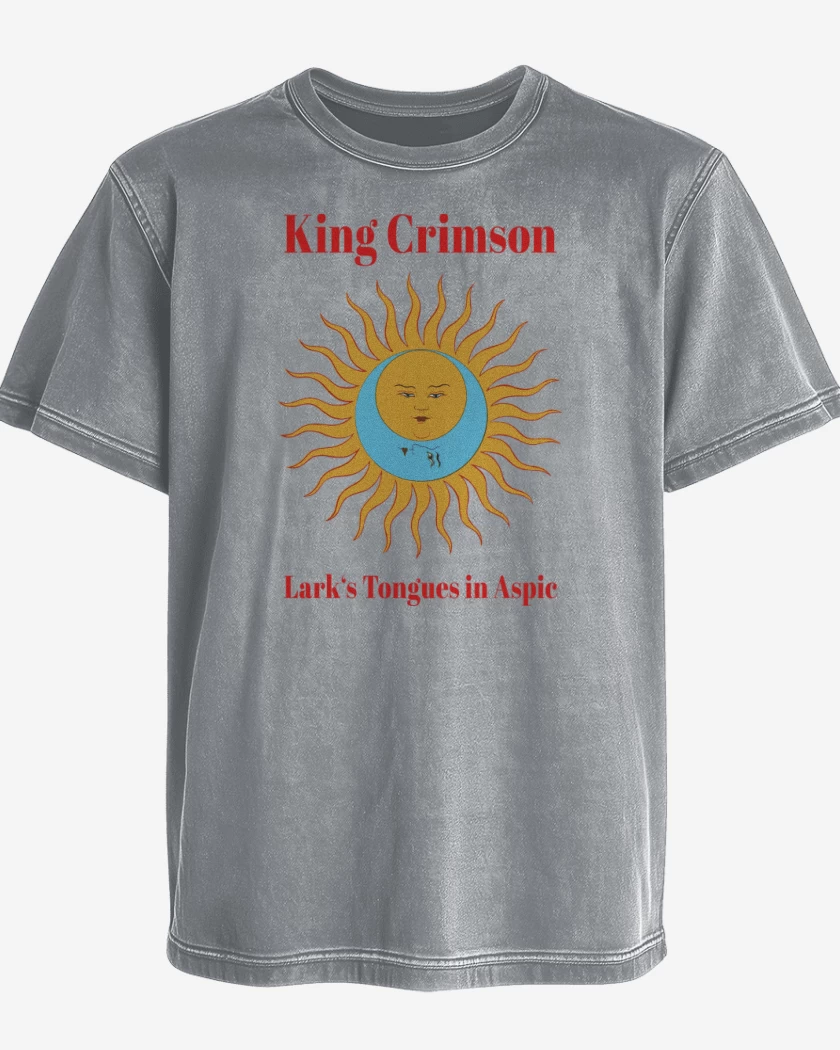 Polera desgastada King Crimson Larks Tongues in Aspic