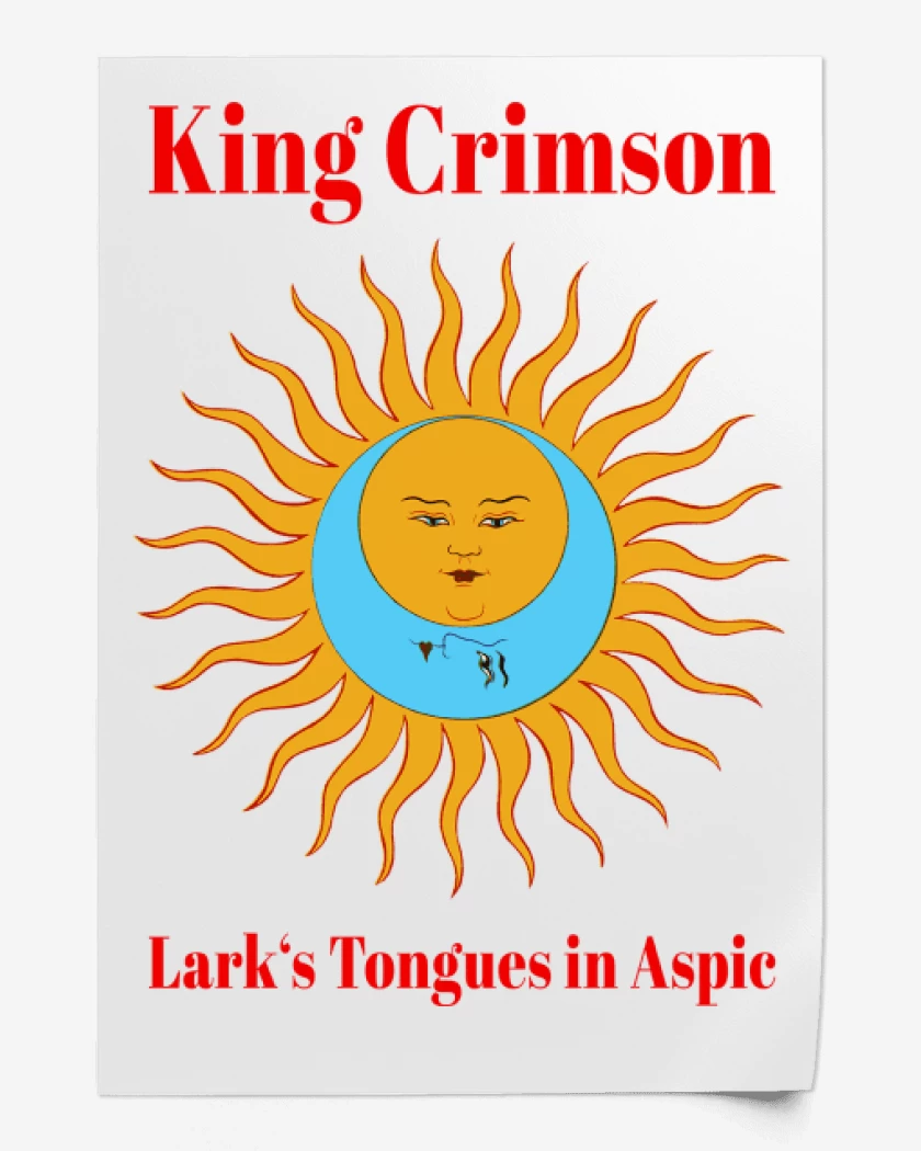 Print King Crimson Larks Tongues in Aspic