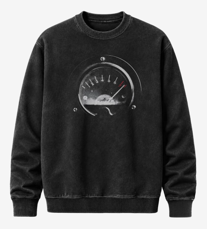 Poleron Polo Acid Wash Negro de King Crimson 1972-1974