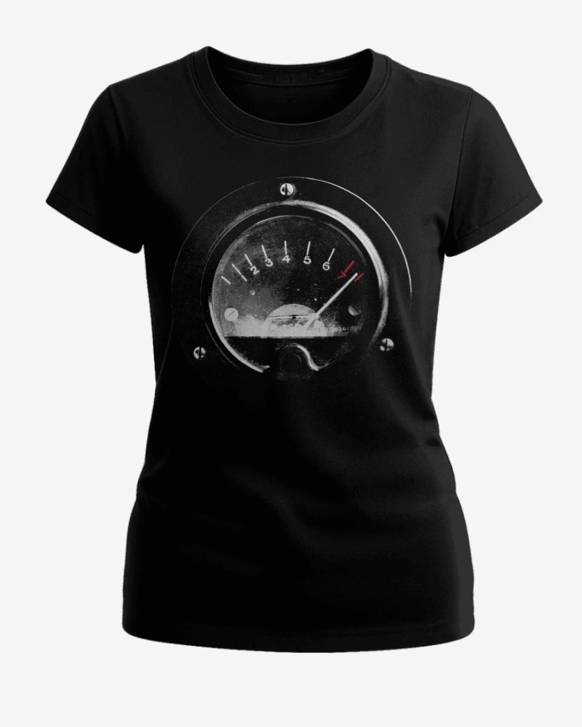 Polera de Mujer Negro de King Crimson 1972-1974