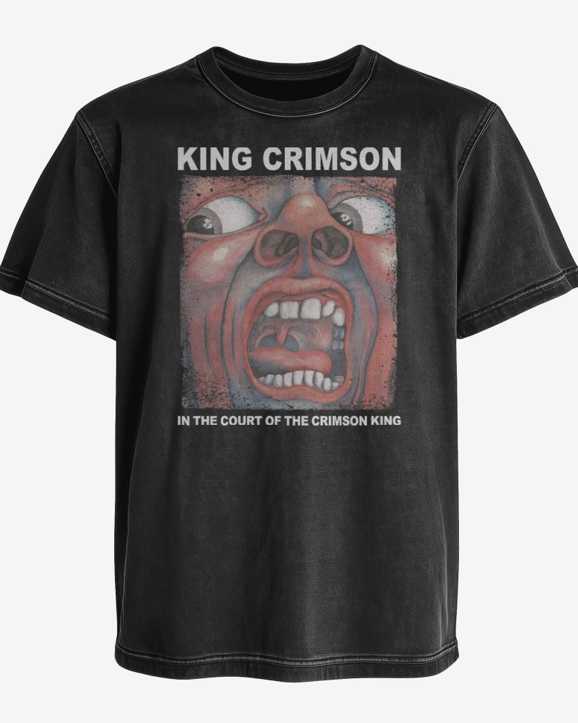 Polera desgastada King Crimson In The Court