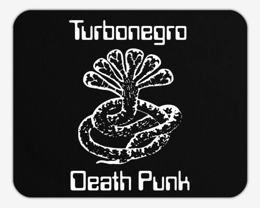 Mousepad Negro de Turbonegro