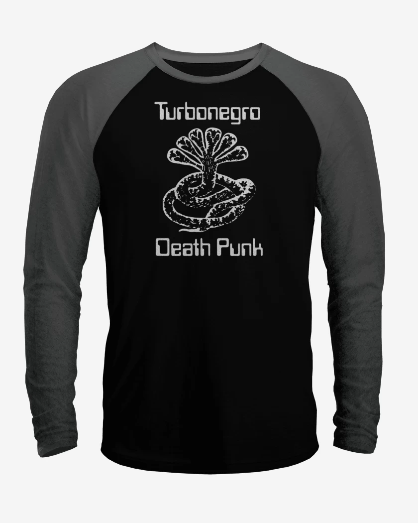 Polera Raglan Negro / Negro Heather de Turbonegro