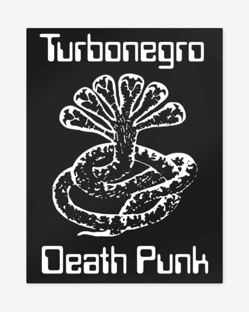 Print metalico Negro de Turbonegro