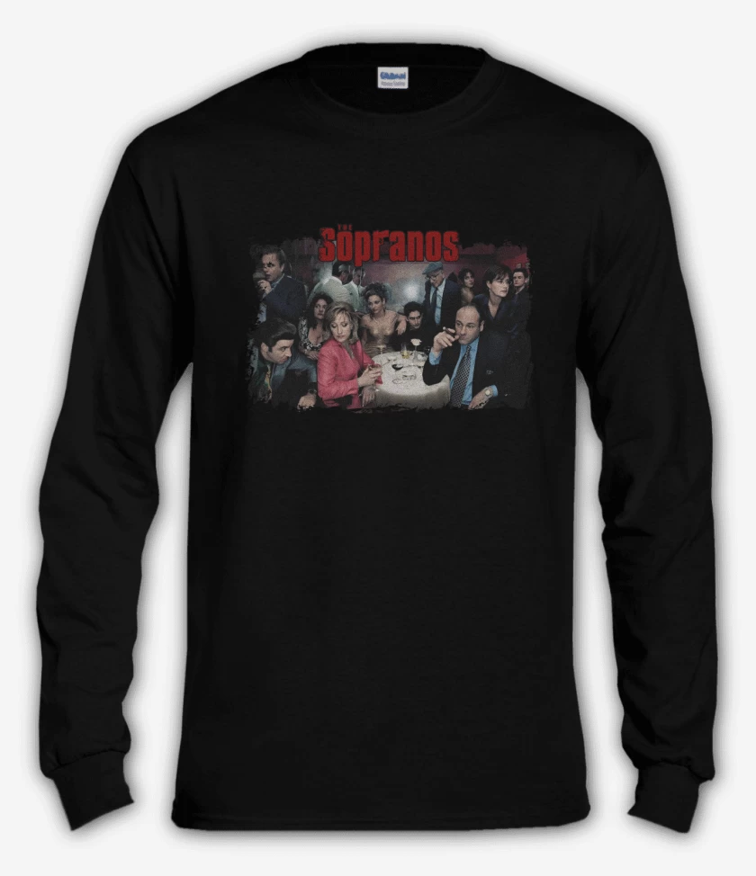 Polera manga larga Negro de The Sopranos 2