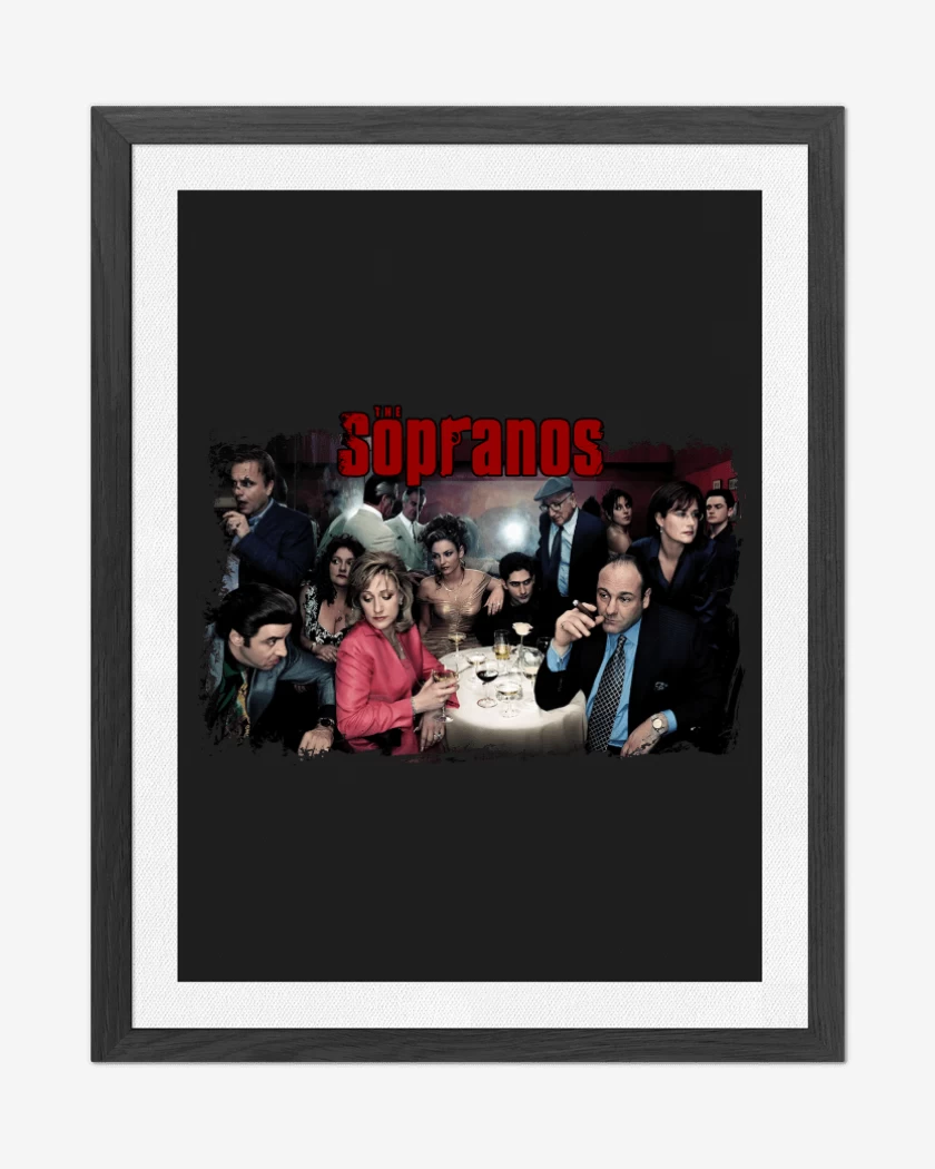 Cuadro decorativo Negro de The Sopranos 2