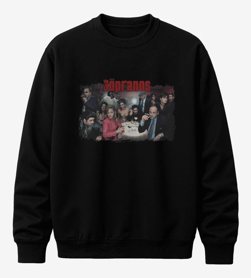 Poleron polo Negro de The Sopranos 2