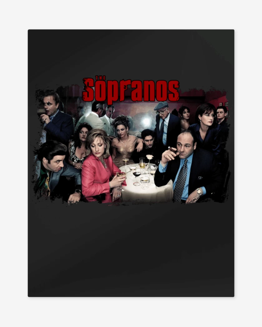 Print metalico Negro de The Sopranos 2