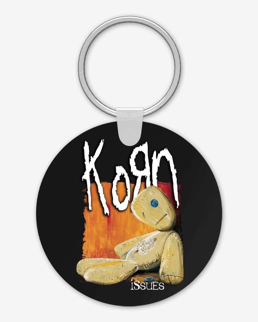 Llavero Negro de Korn Issues