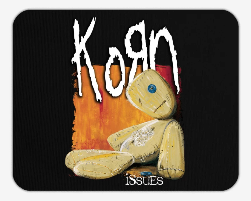 Mousepad Negro de Korn Issues