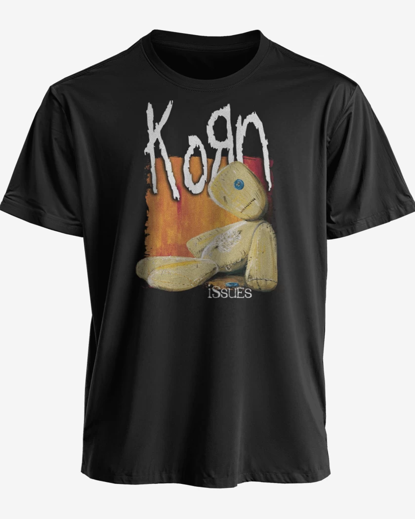 Polera premium Negro de Korn Issues