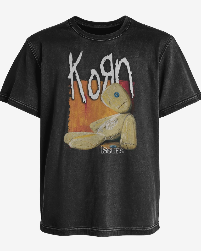 Polera desgastada Korn Issues
