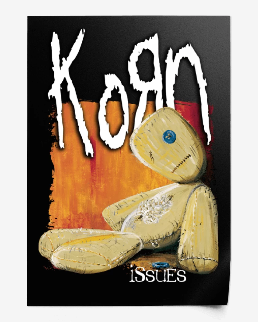 Print Negro de Korn Issues